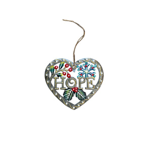 Hope Heart Ornament