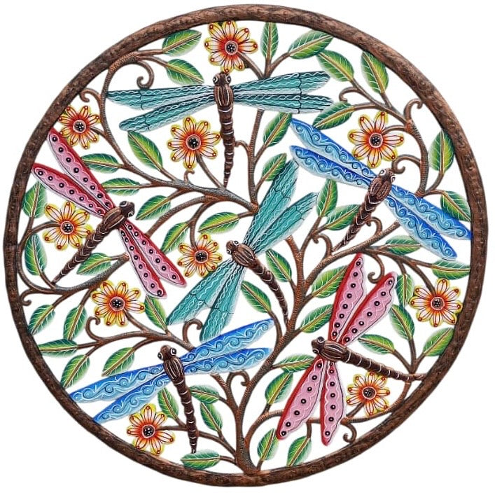 Jeff- Jumbo Bronze Circle Dragonflies