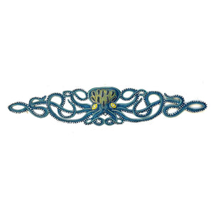 Octopus Door Topper Wall Art- Blue