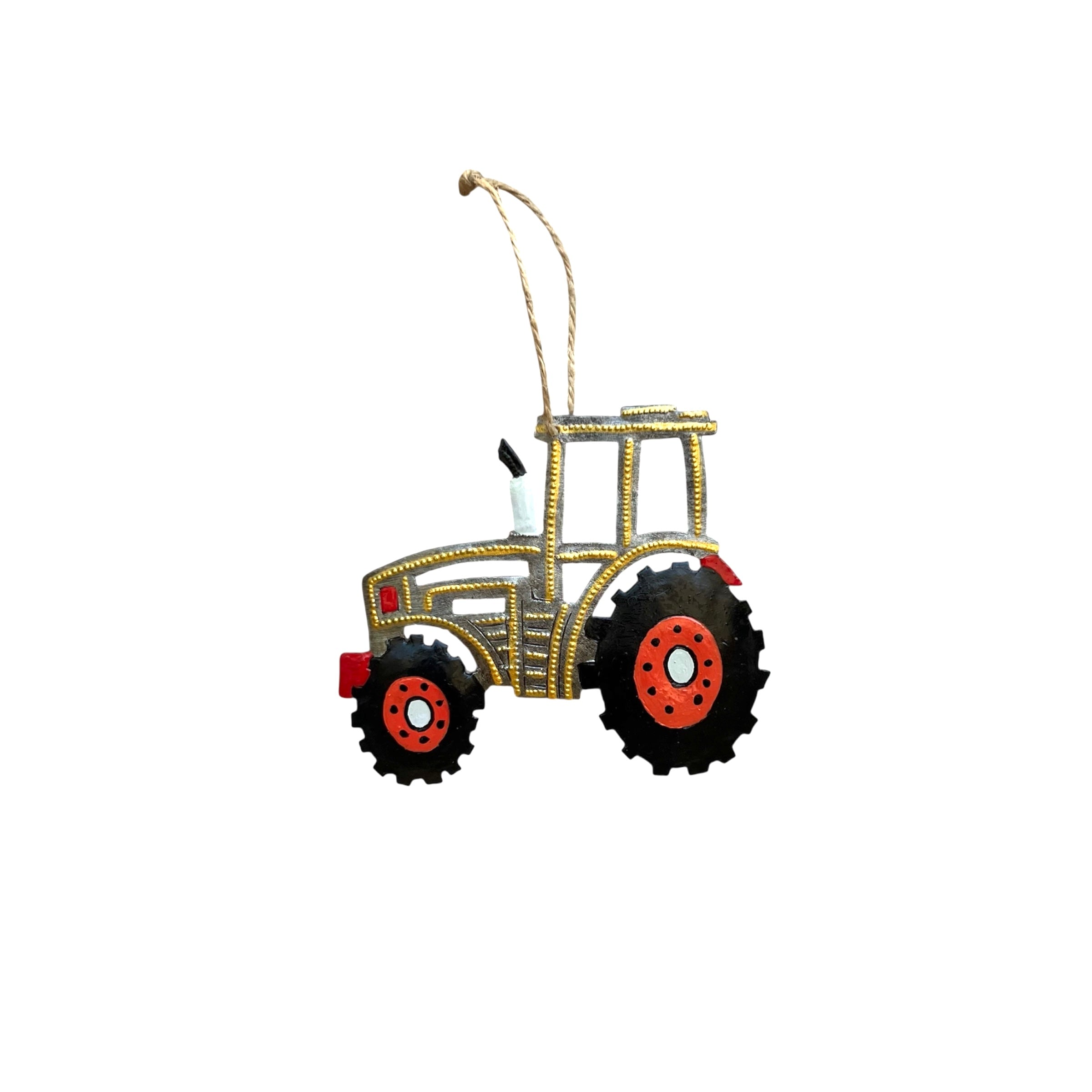 Grezil- Tractor Farm Ornament