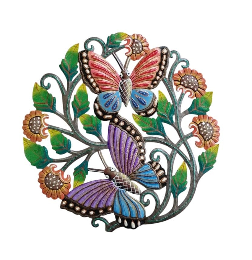 Paul- Medium Color Flowers & Butterfly (A)