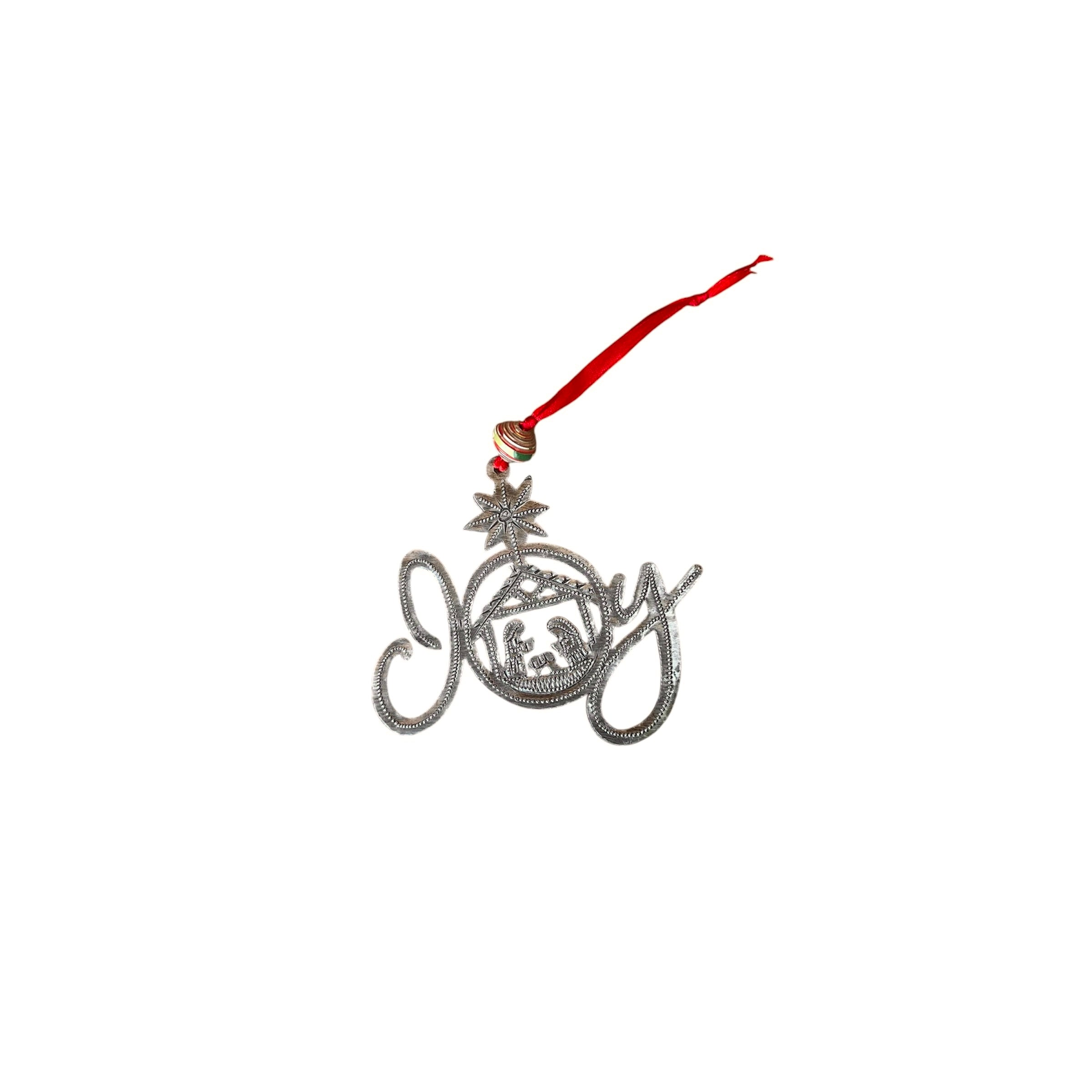 Joy Simple Nativiy Ornament