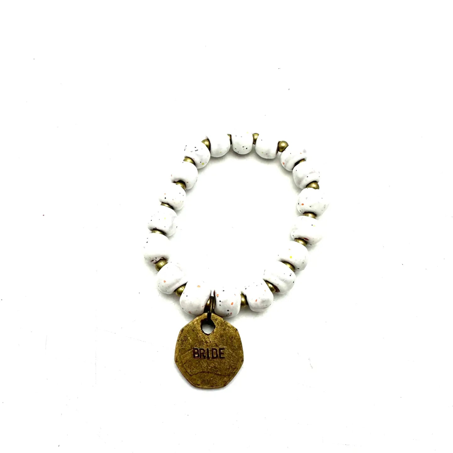 Gourde Coin Ceramic Bracelet