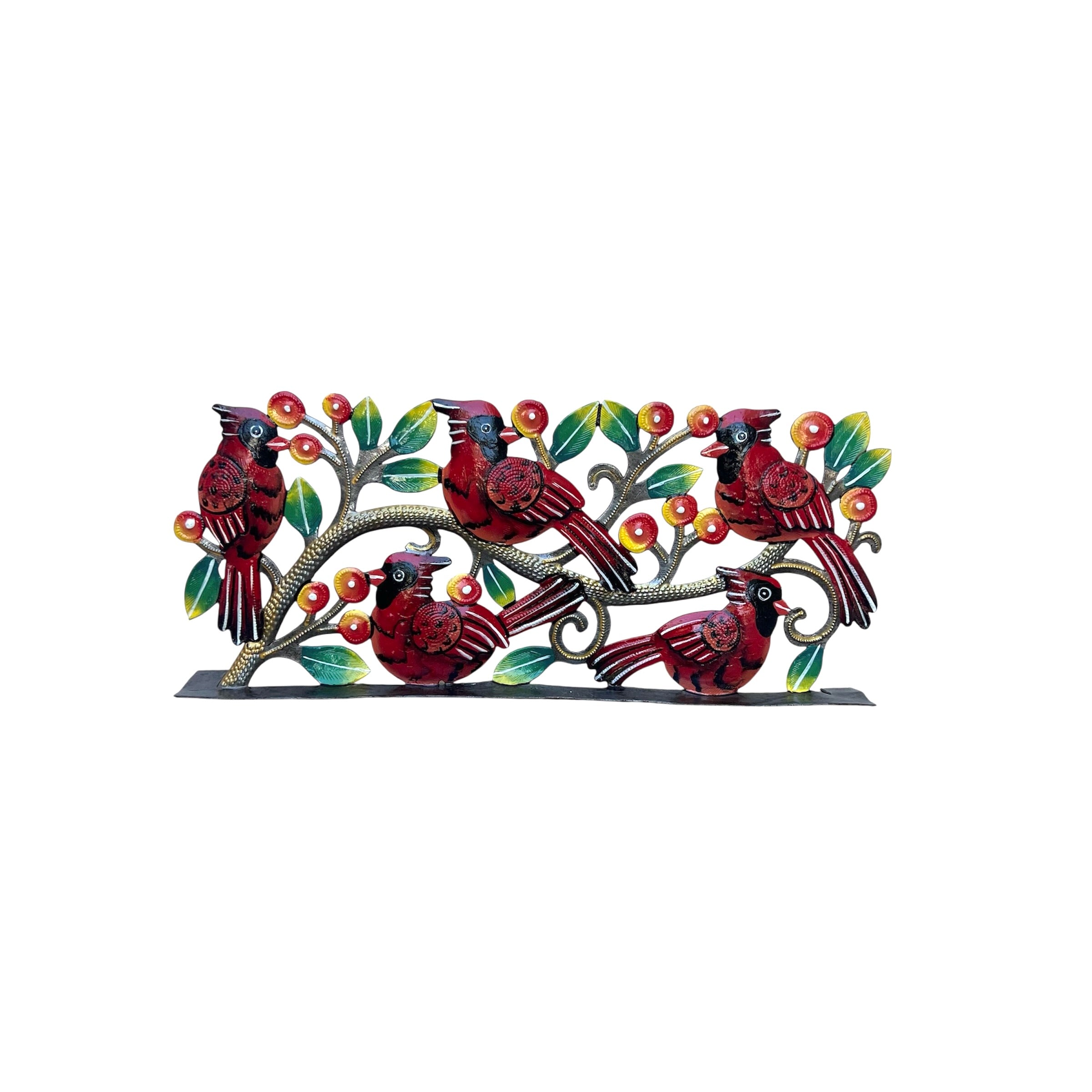 Standing Red Cardinal Birds