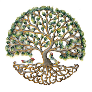 Dieudonne Edwa- Green Leaf Tree- Gold