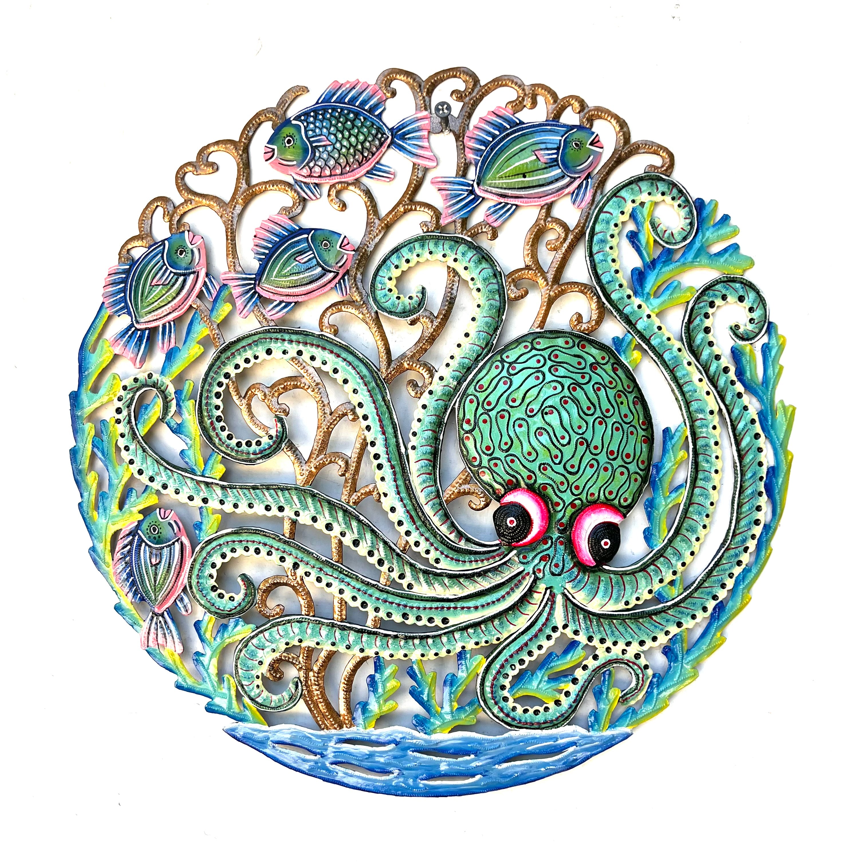 Lucson- Large Swimming Octopus & Fish