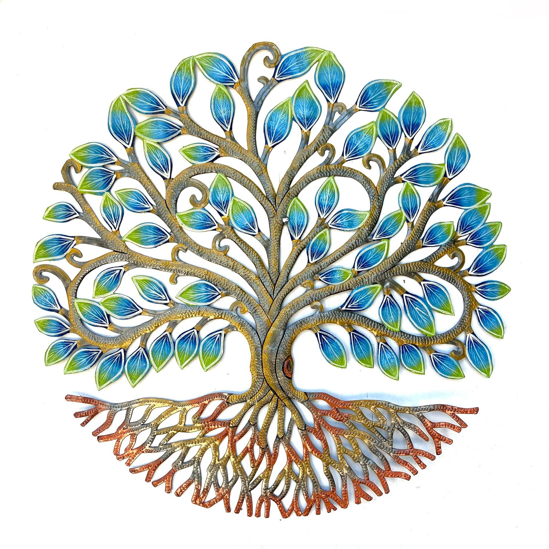 Colbert- Large Rooted Painting Leaf Tree