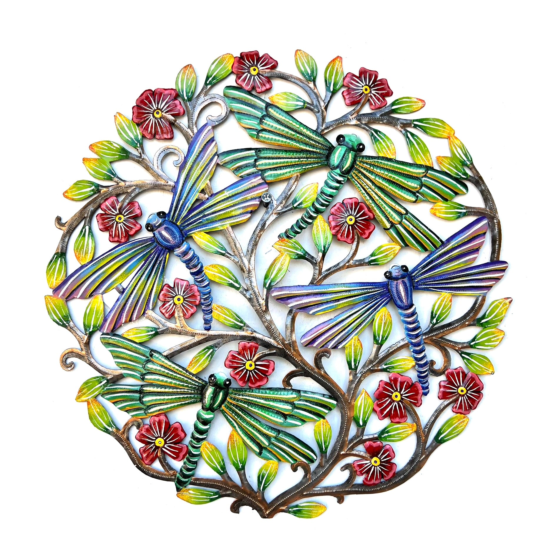 Jeff- Dragonfly With Flower