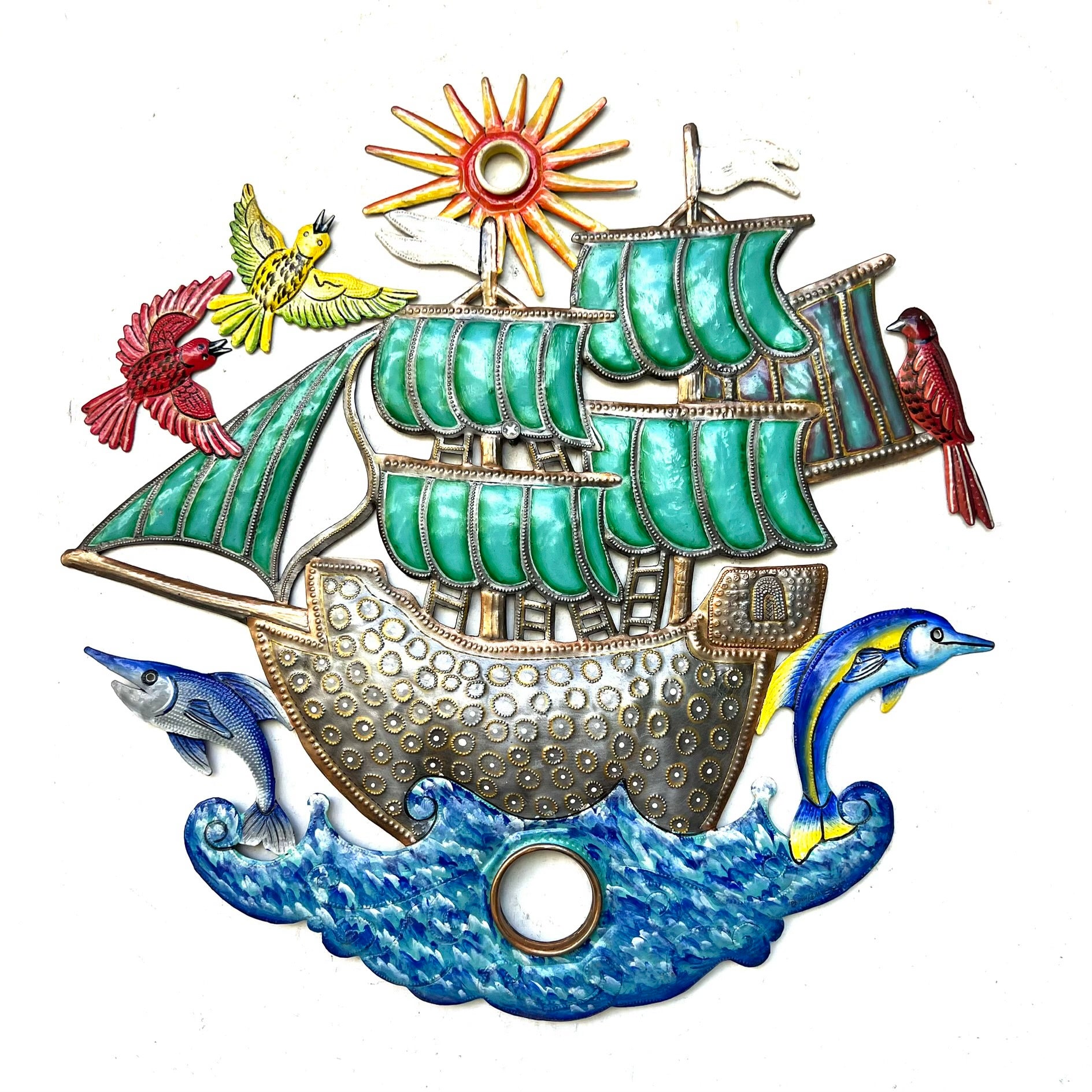 Pirate Ship Boat- Oil Top Drum
