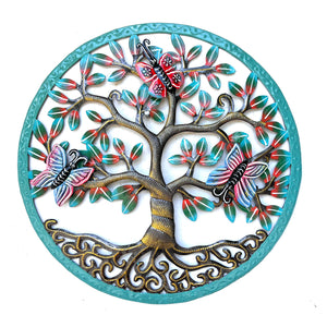 Robinson- Circle Turquoise Butterfly Tree
