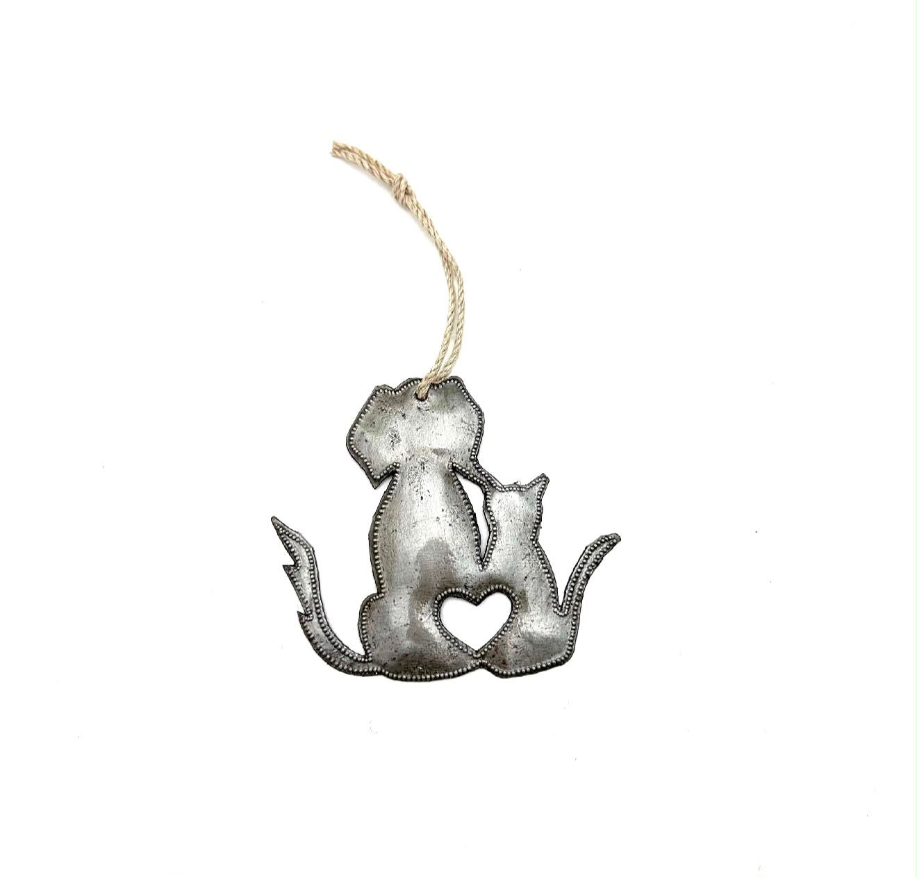 ZACKARIE- Dog & Cat Heart Ornament