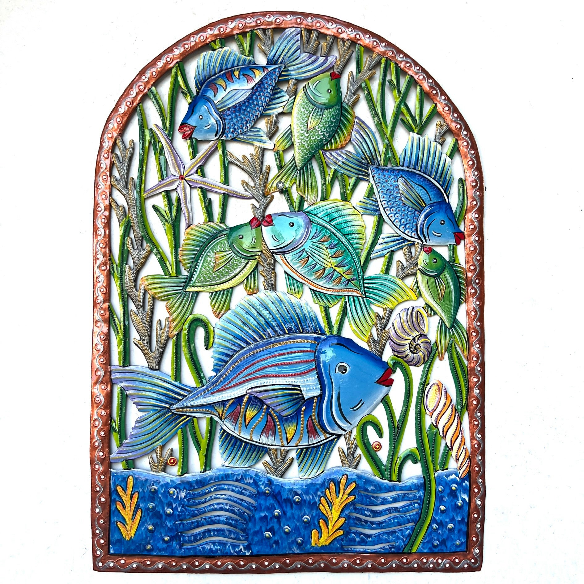 Colbert- Painted Arch Swimming Fish