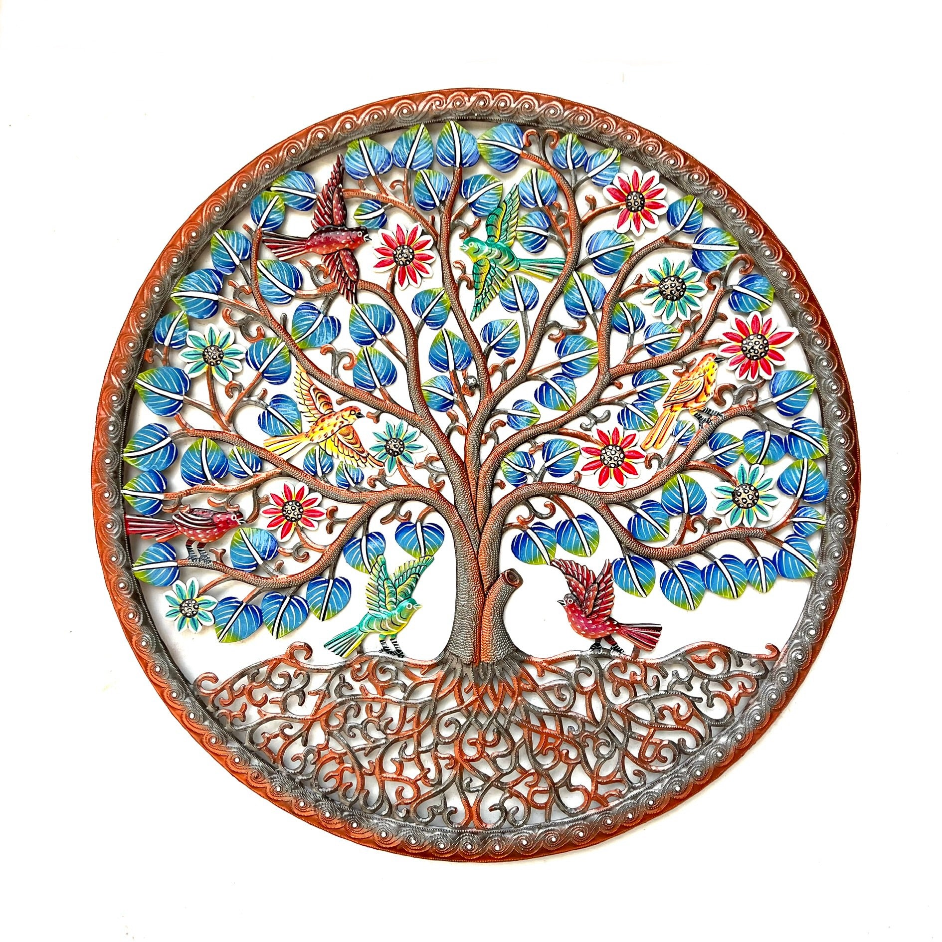 Derat Bronze Blue Leaf Tree