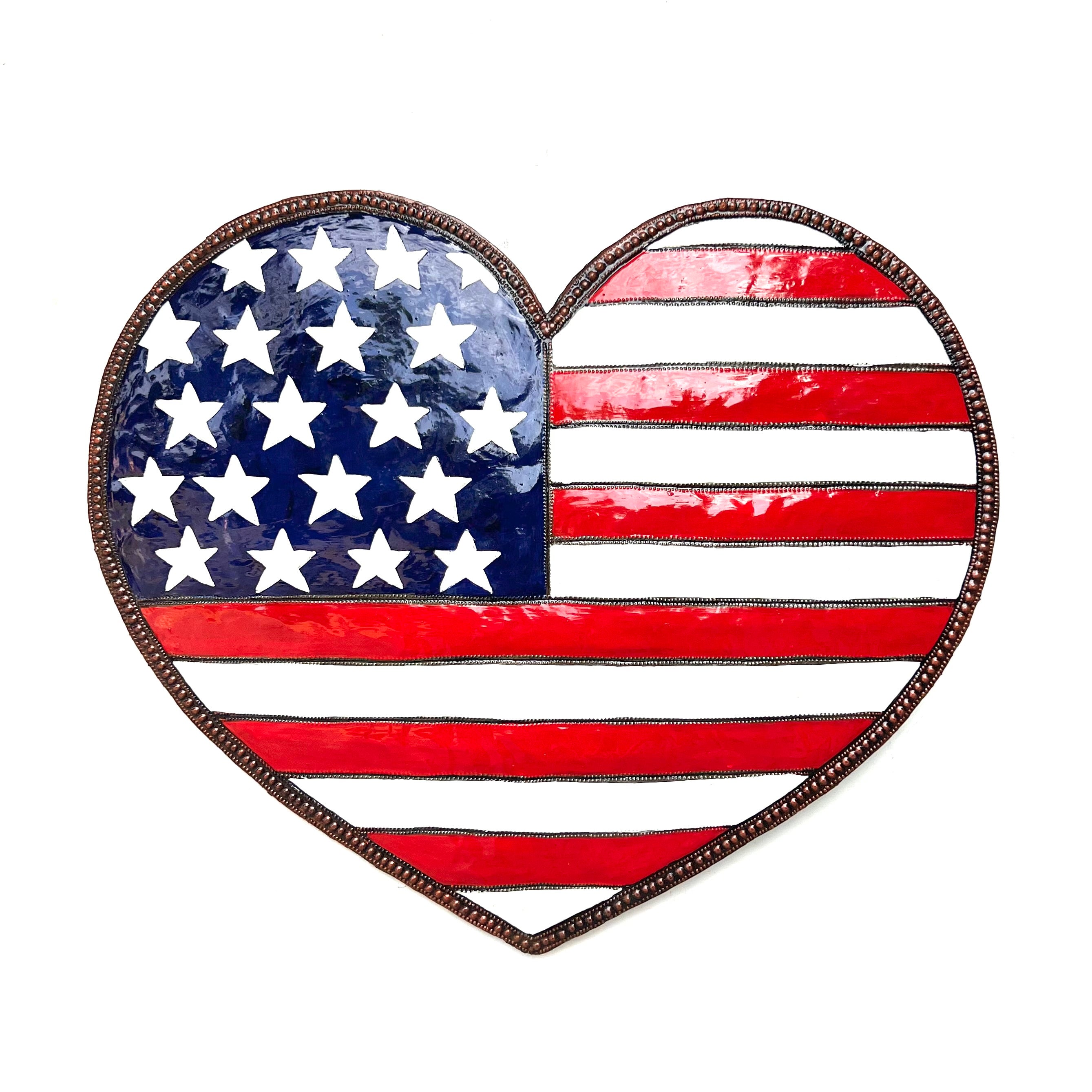Nesmy- Heart United States Flag