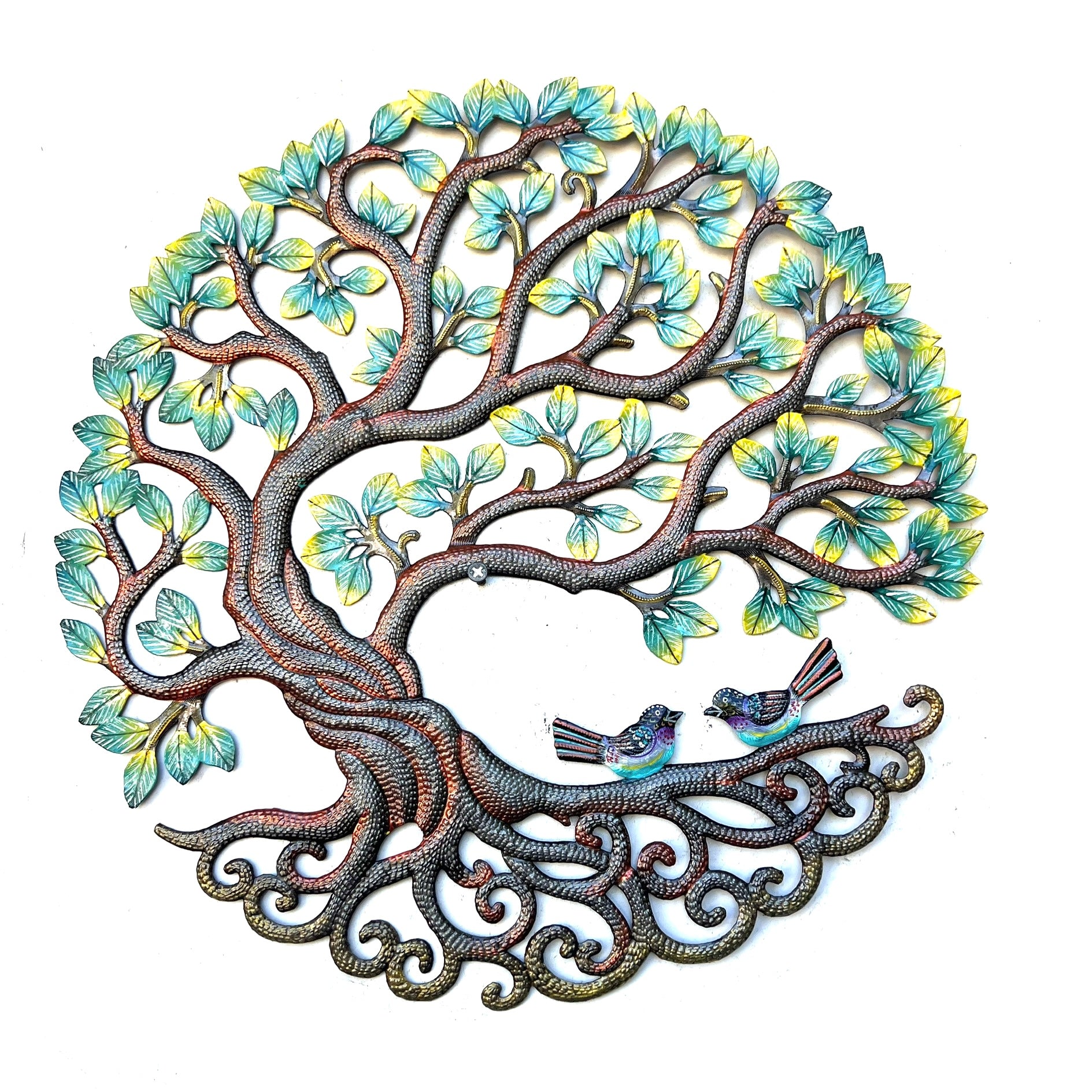 Antoine- Falling Green Leaf Tree