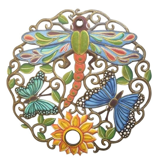 Orilien- Oil Top Drum Dragonfly & Butterfly