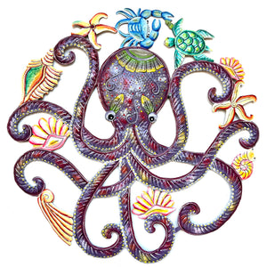 Jumbo Purple Sea Octopus