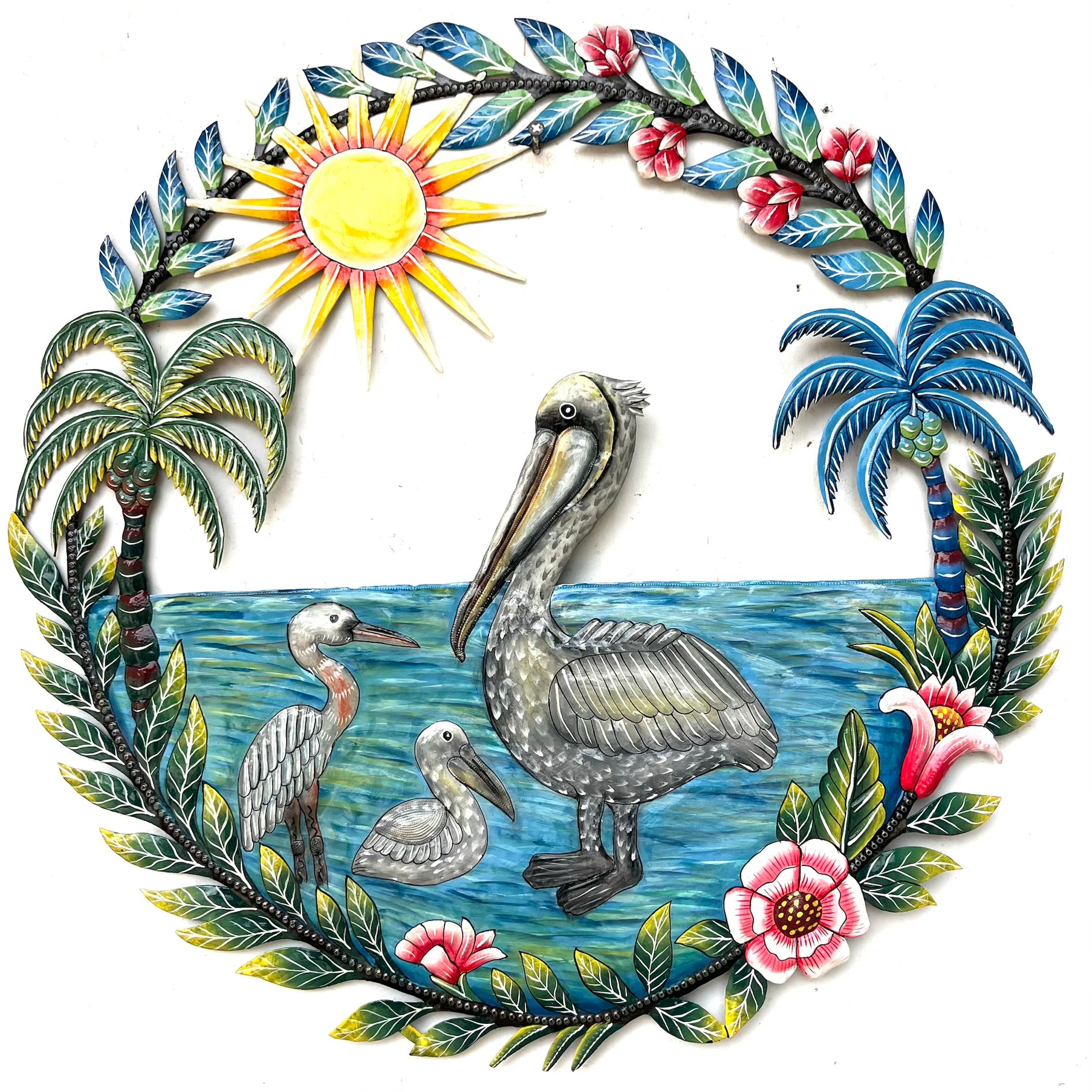 Jean Marie- Jumbo Pelicans & Heron