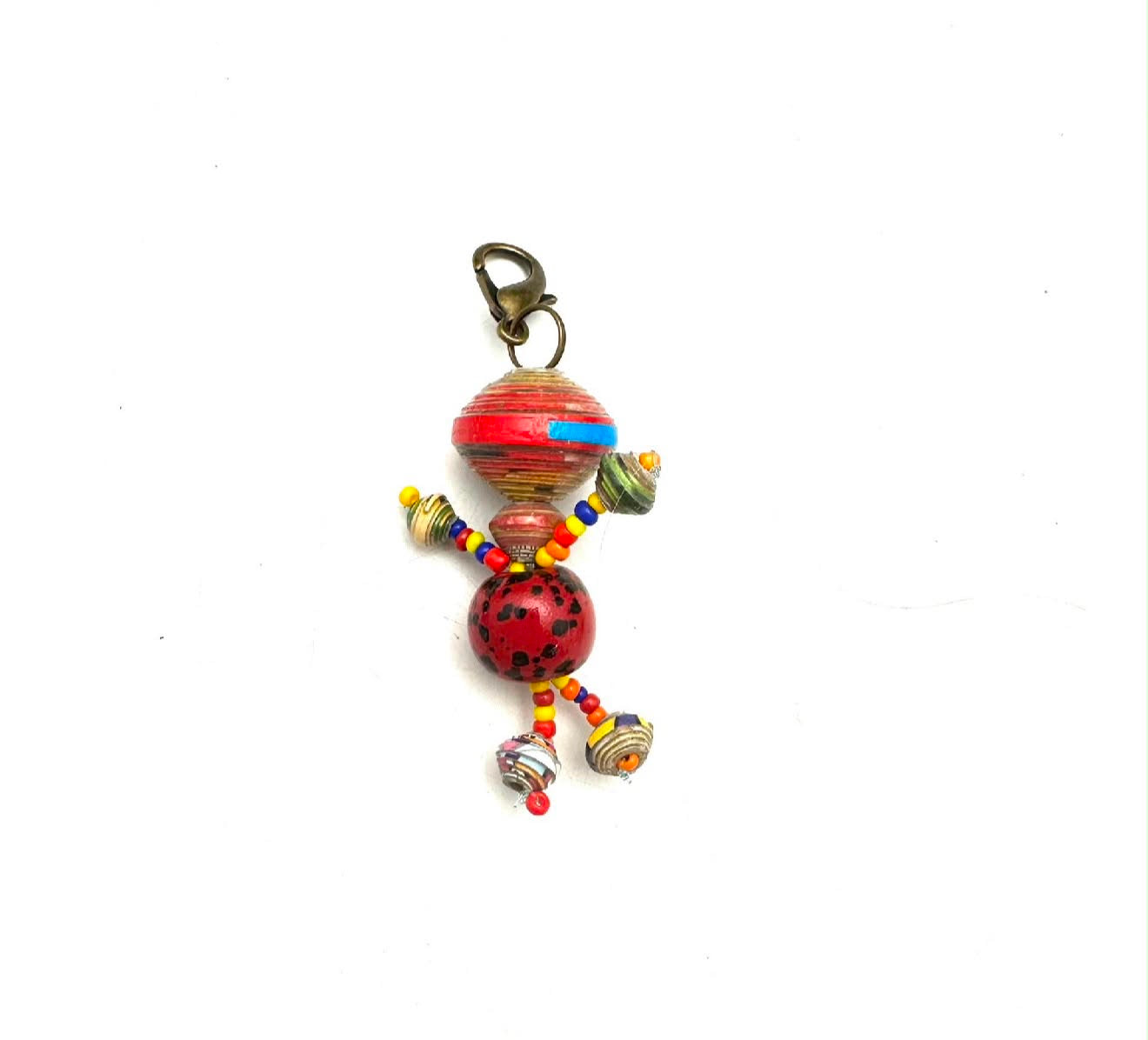 Dancing People Keychain Accessory