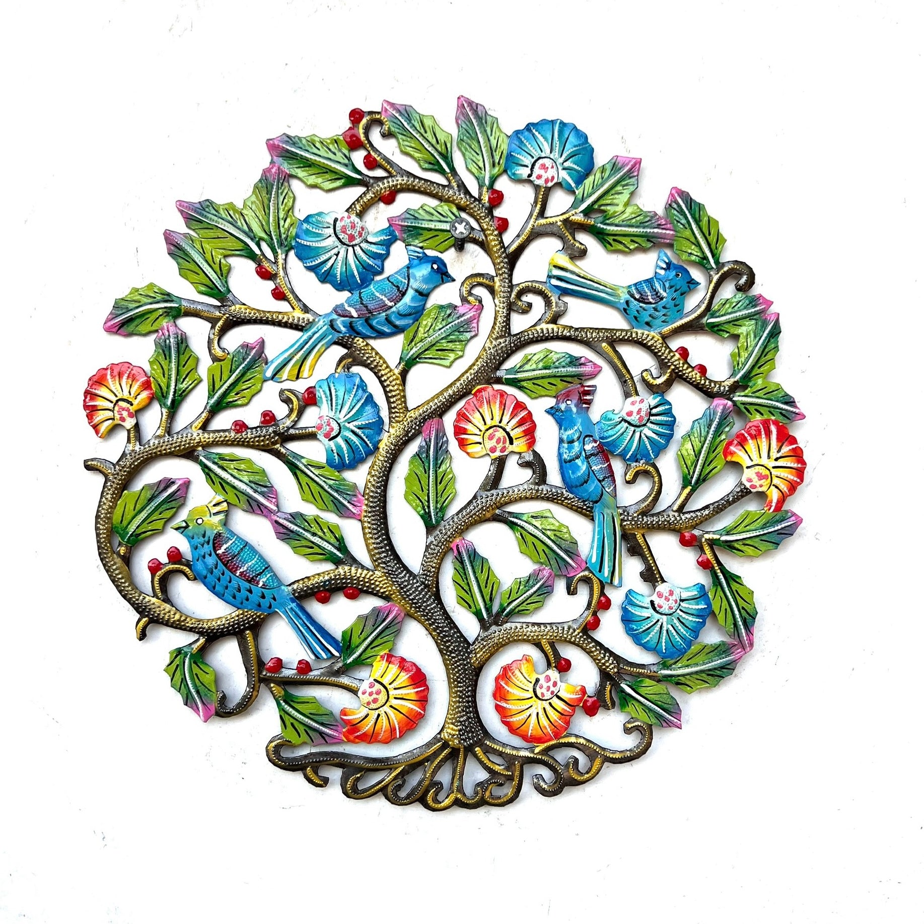 Derat- Blue Bird & Green Leaf Tree