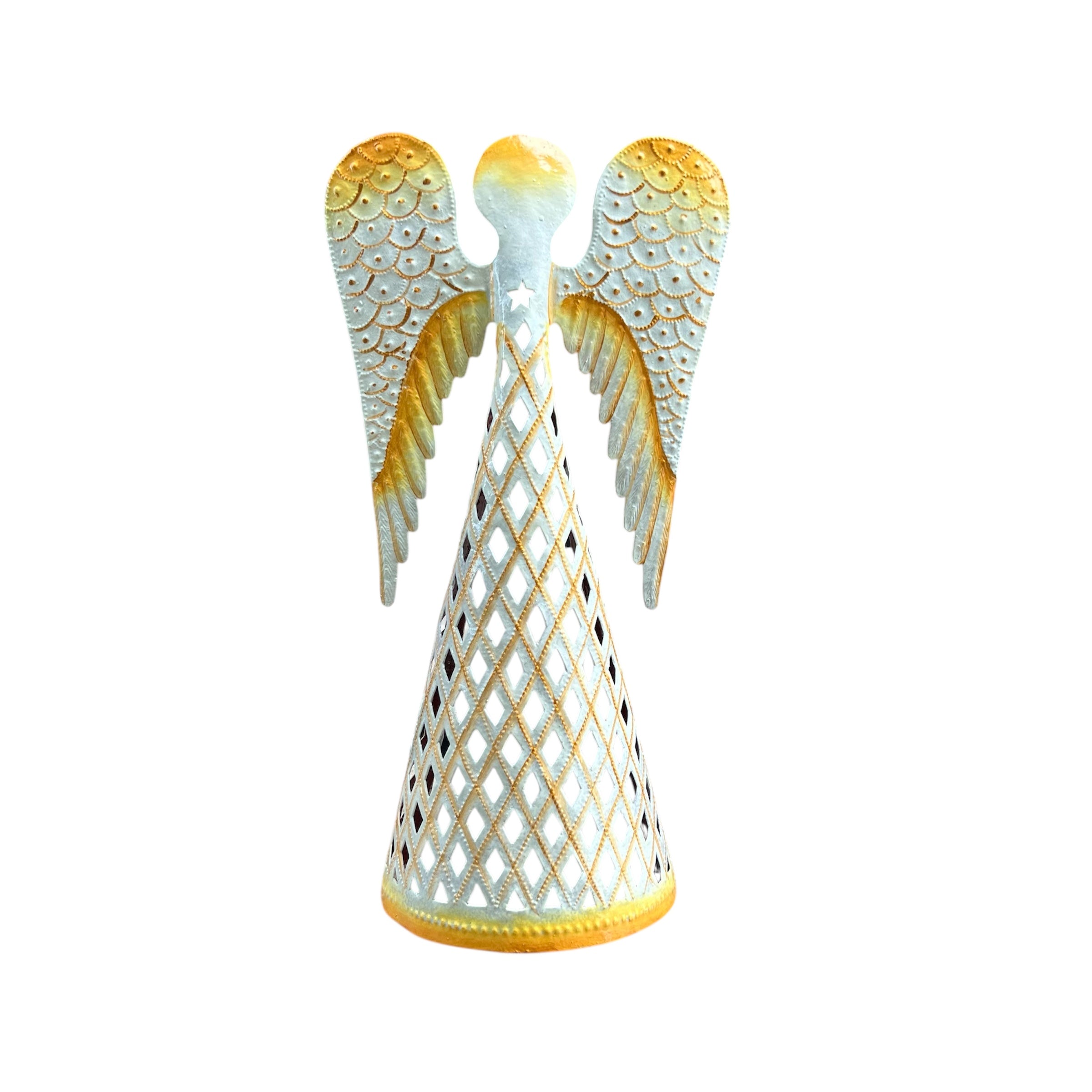 Gold & With Standing Angel- Large #3