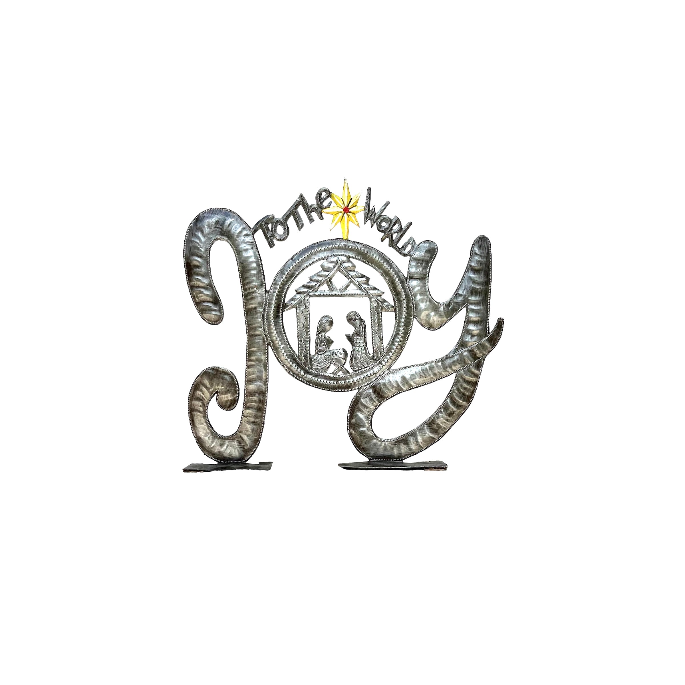 Standing JOY To The World Nativity