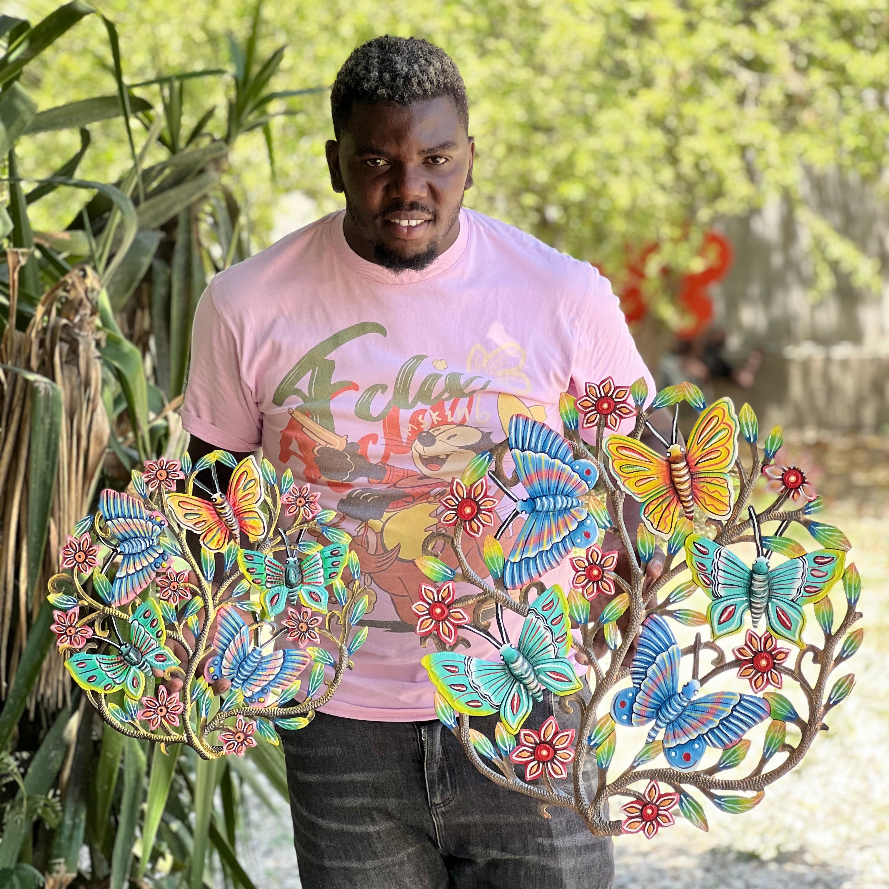 Jeff- Butterfly With Flowers