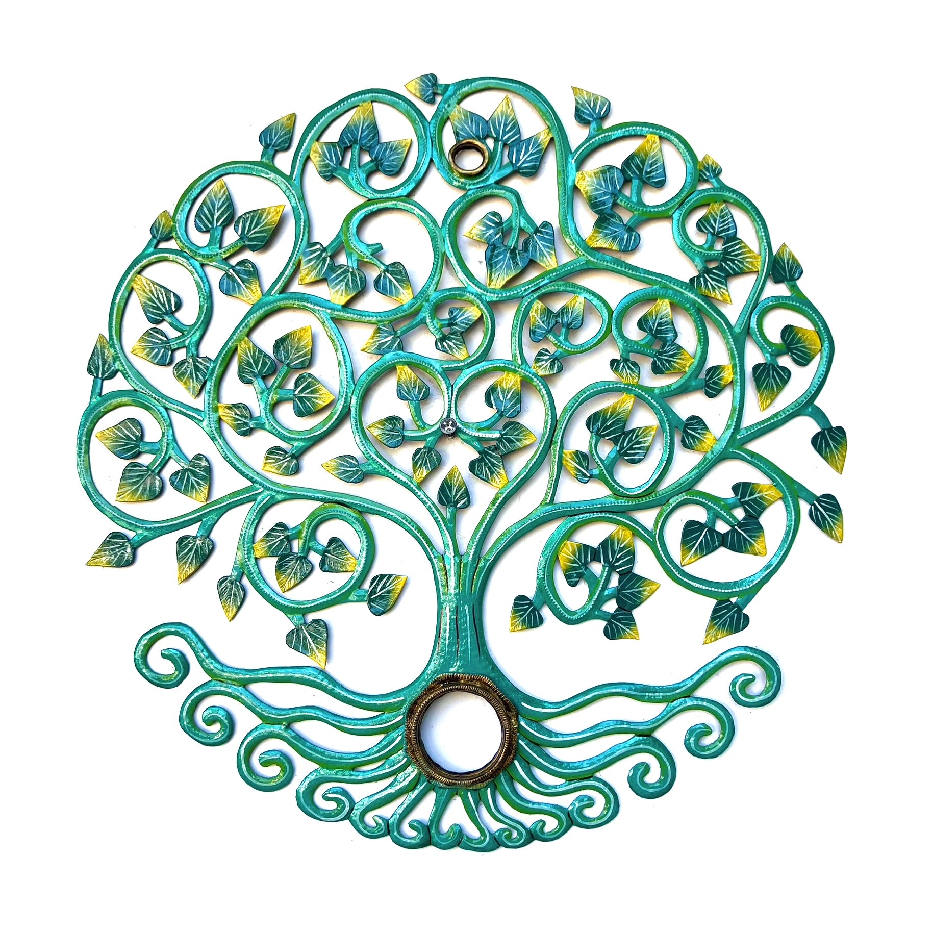 Oil Top Drum Green Tree