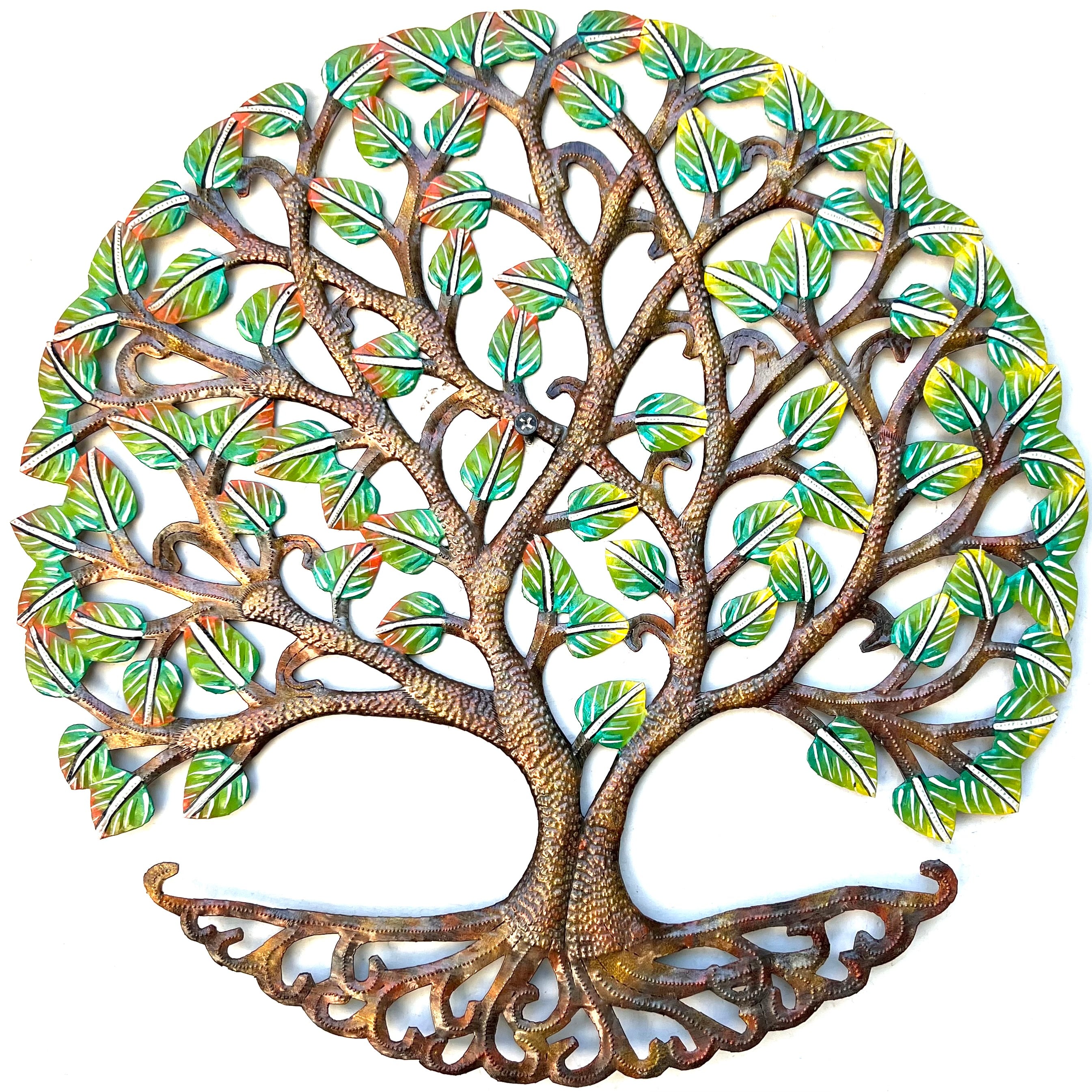 Jeff Bronze & Green Leaf Tree- Jumbo