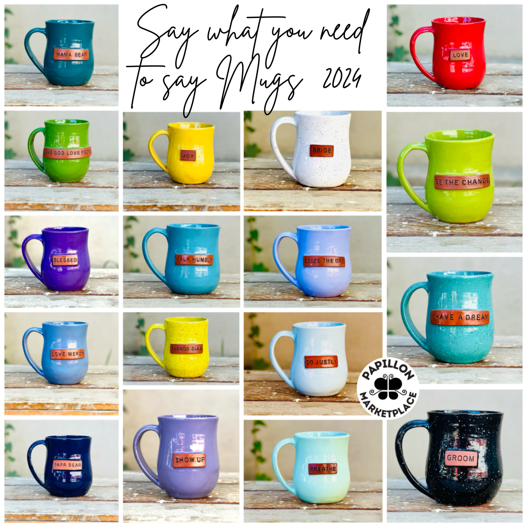 Handmade Word Mugs