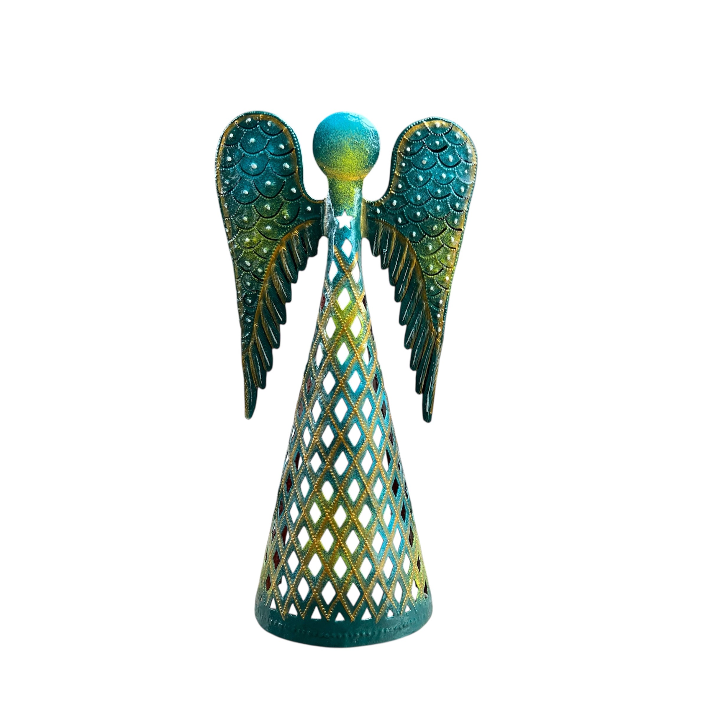 Green Standing Angel- Large #4