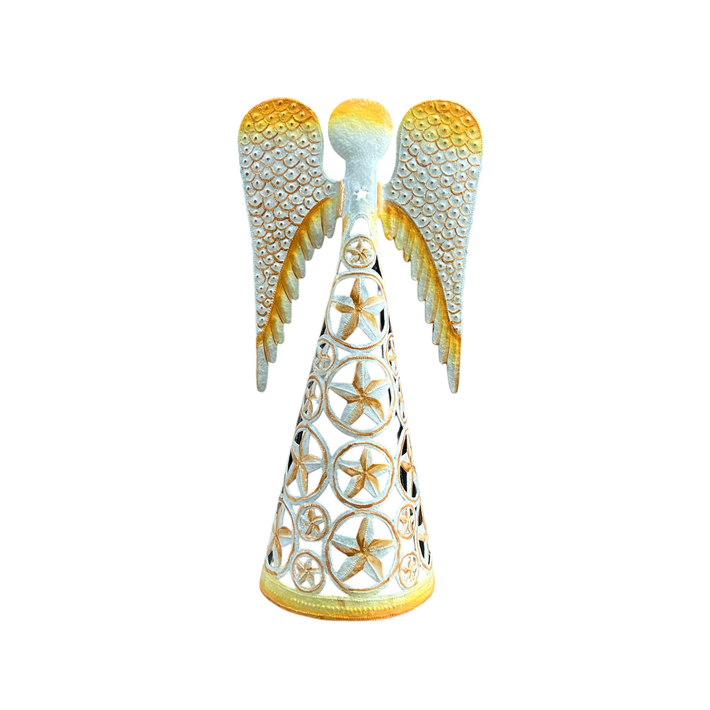 Gold & With Standing Angel- Large #2