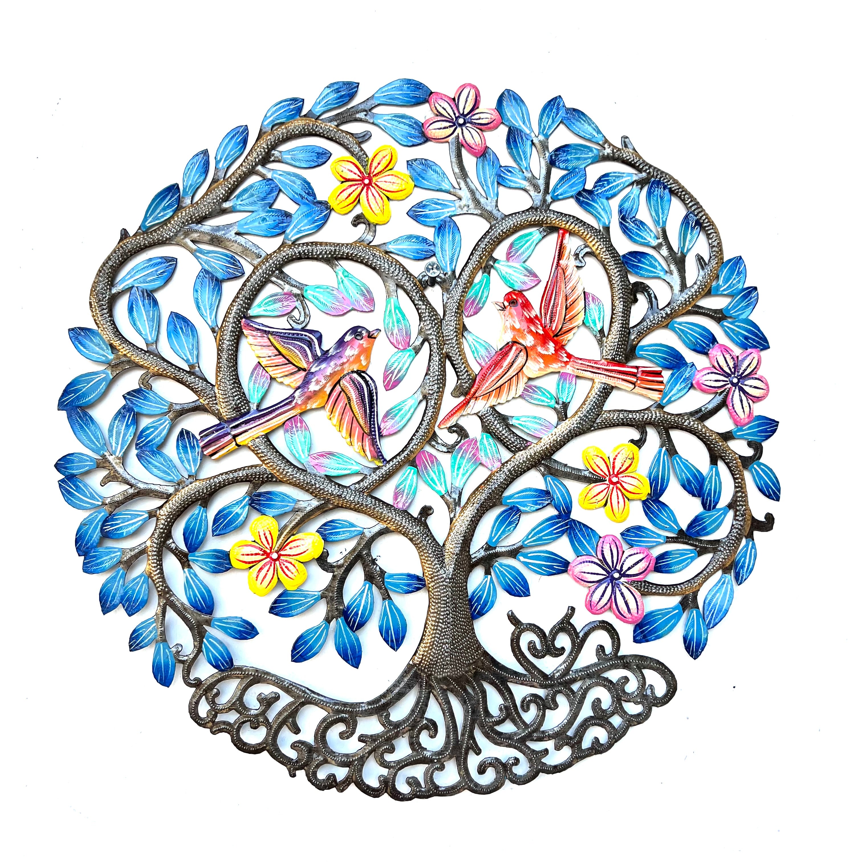 Heart Tree Flying Bird