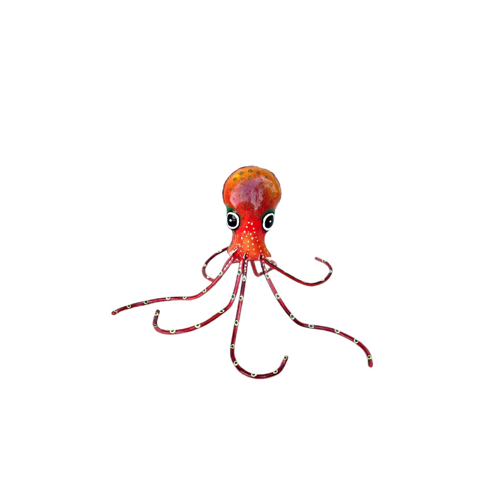 Orange Standing Octopus