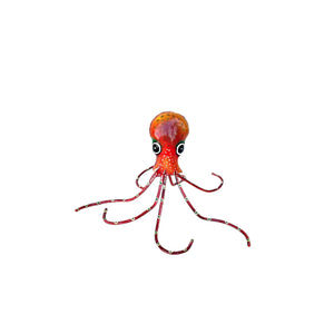Orange Standing Octopus