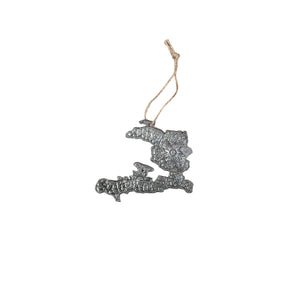 Haiti Map Ornament