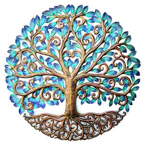 Jumbo- Bronze  Painted Leaf Tree #1