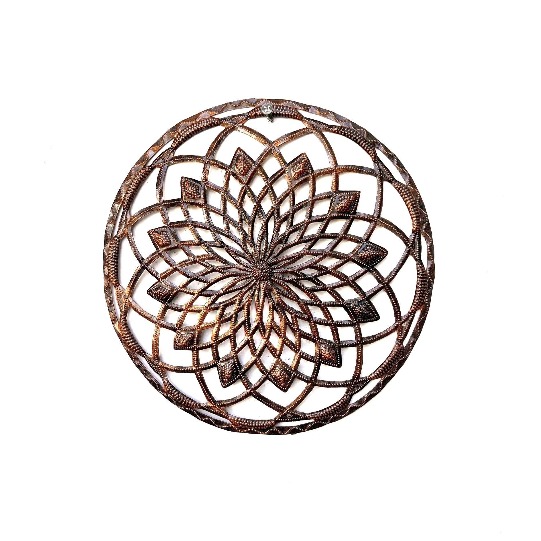 Lucson- Bronze Circle Mandalas Art (S)