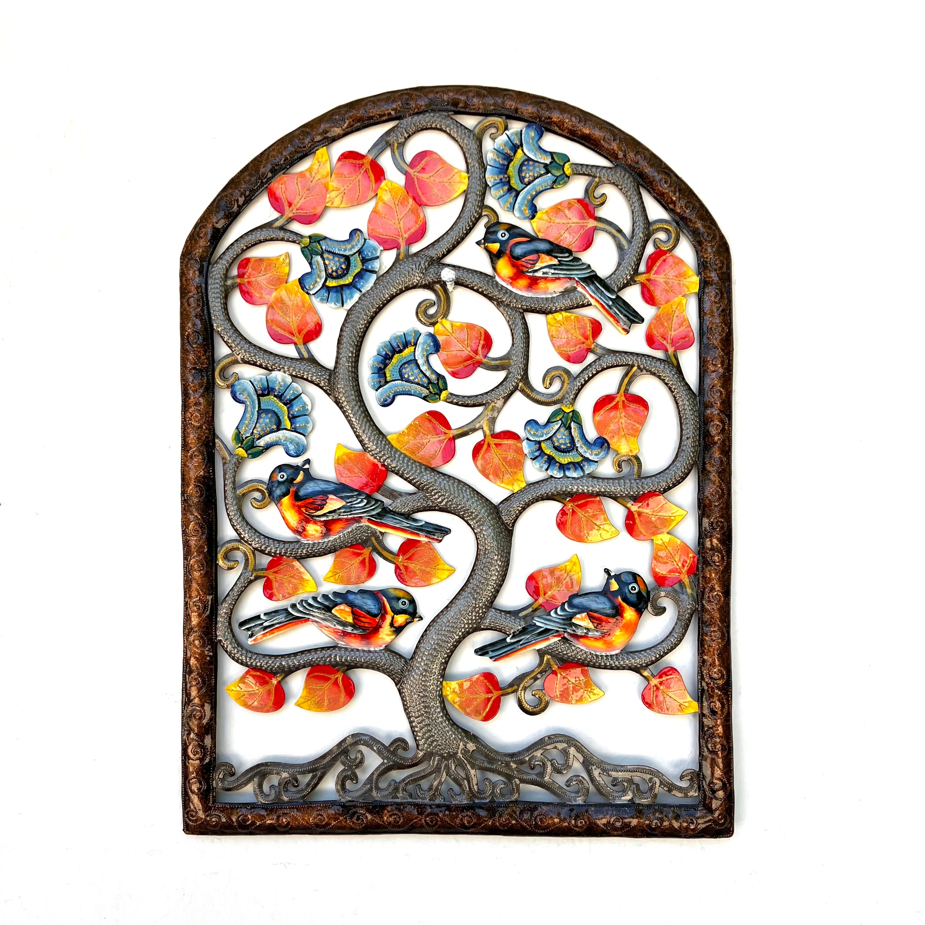 Paul- Bronze Arch Tree & Birds #2