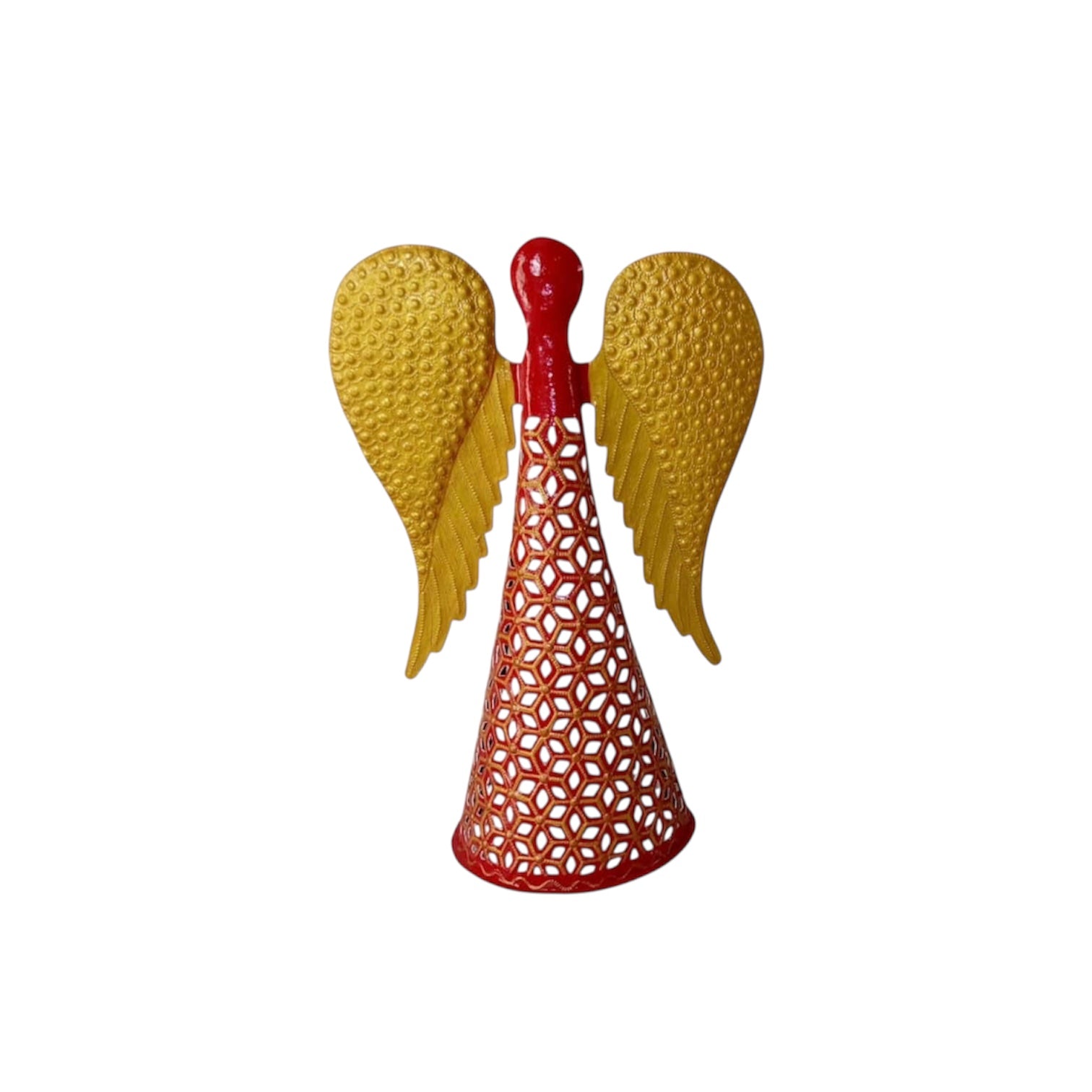Kensly Standing Angel- Red & Gold #1