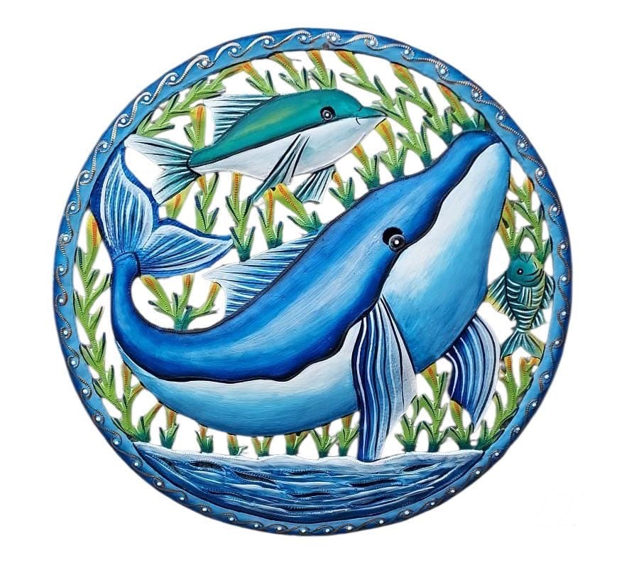 Colbert- Circle Bleu Swimming Whale