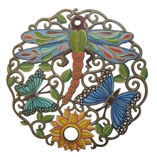 Orilien- Oil Top Drum Dragonfly & Butterfly