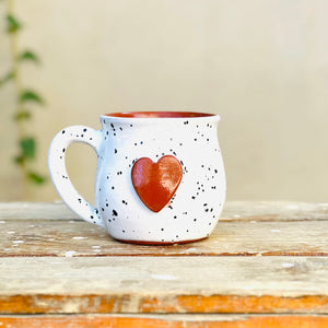 Small Calliope Heart Mug
