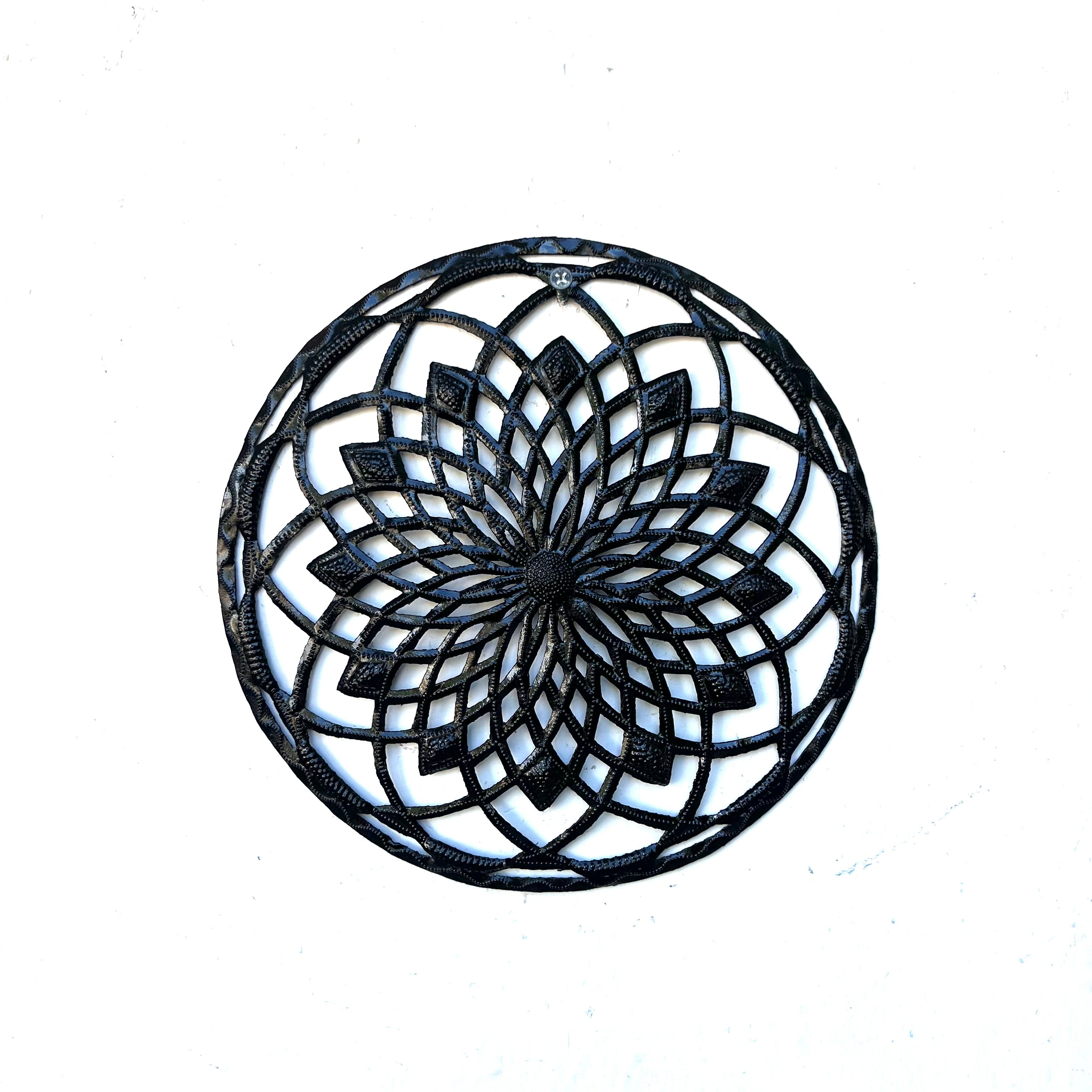 Lucson- Black Circle Mandalas Art (S)