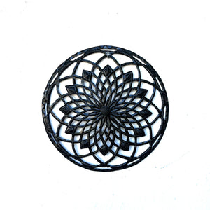 Lucson- Black Circle Mandalas Art (S)