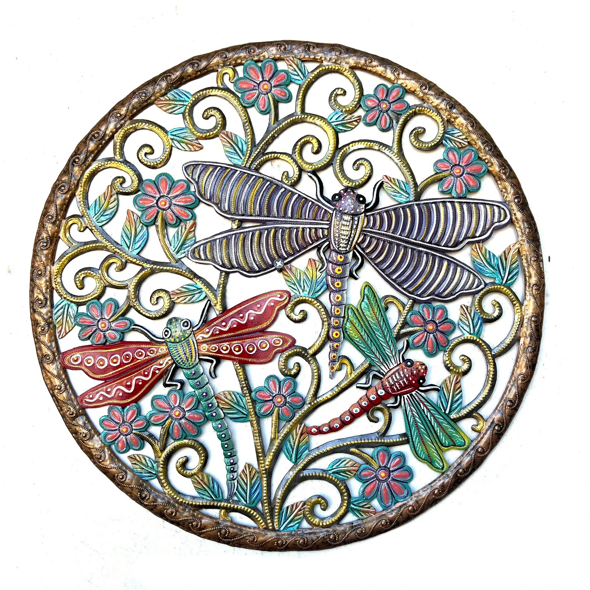 Antoine- Round Bronze Dragonfly #1