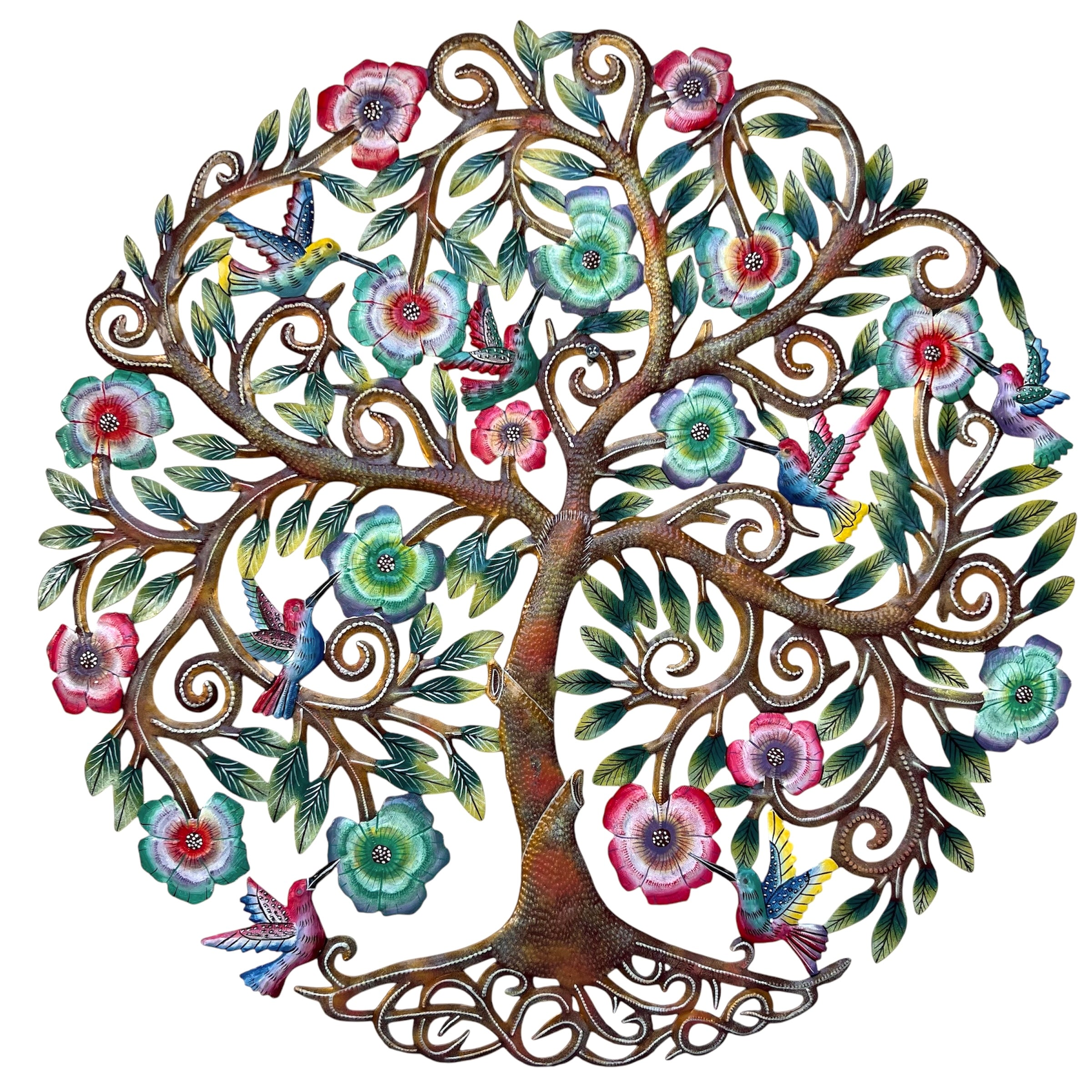 Montes- Jumbo Brown Tree & Birds