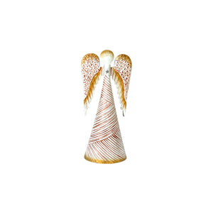 White & Gold Standing Angel #1