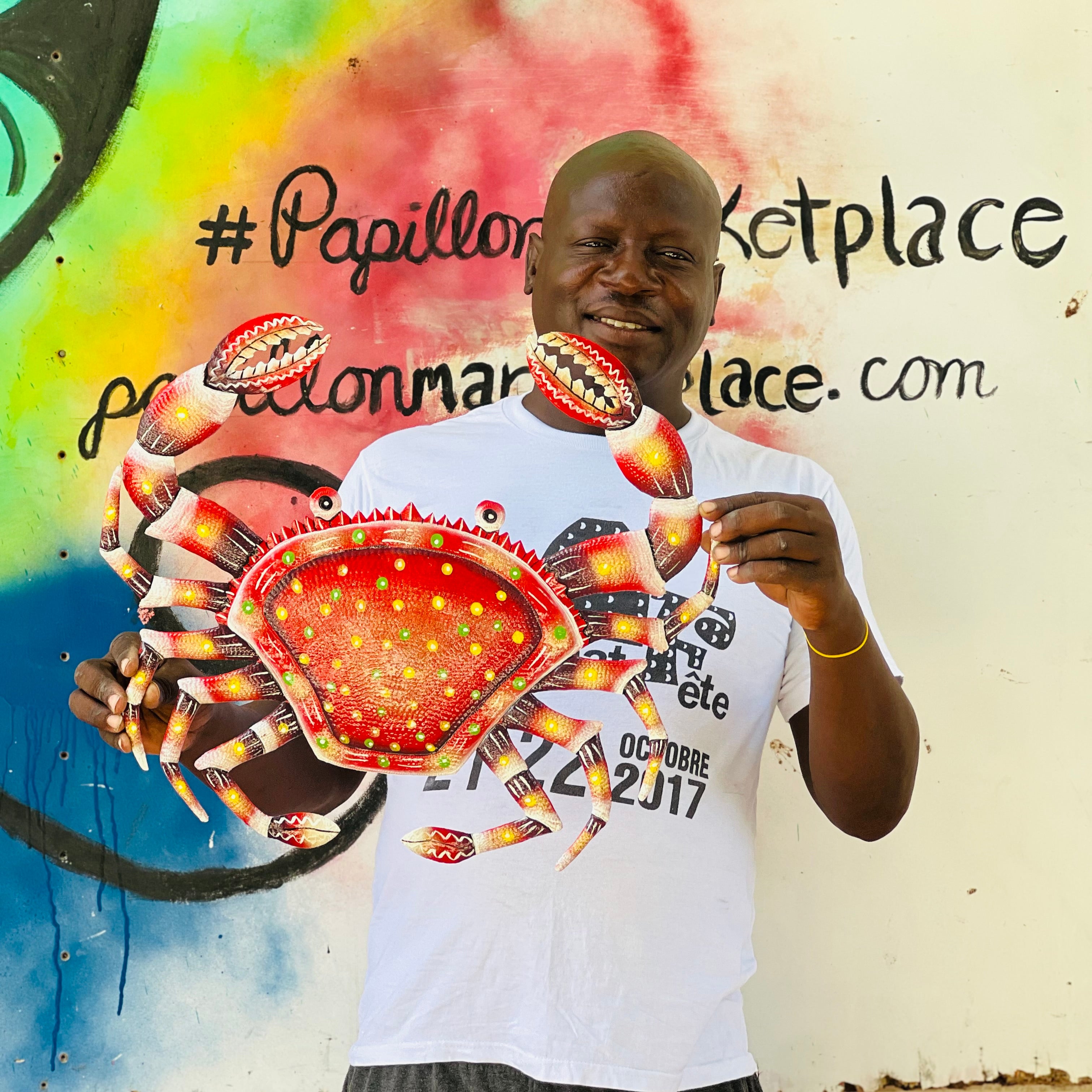 Jean Marie- Red Painted Crab