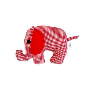 School Uniform Fabric Baby Elephant- Red